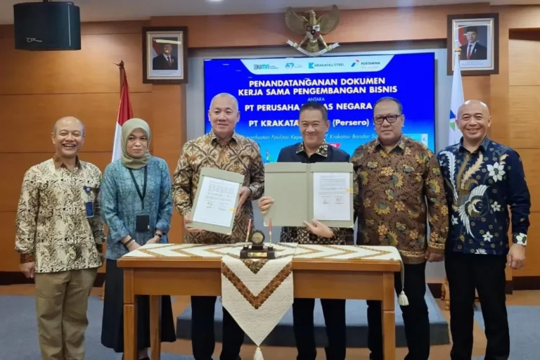 Krakatau Steel dan PGN Bersinergi
