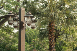 Pemasangan lampu taman